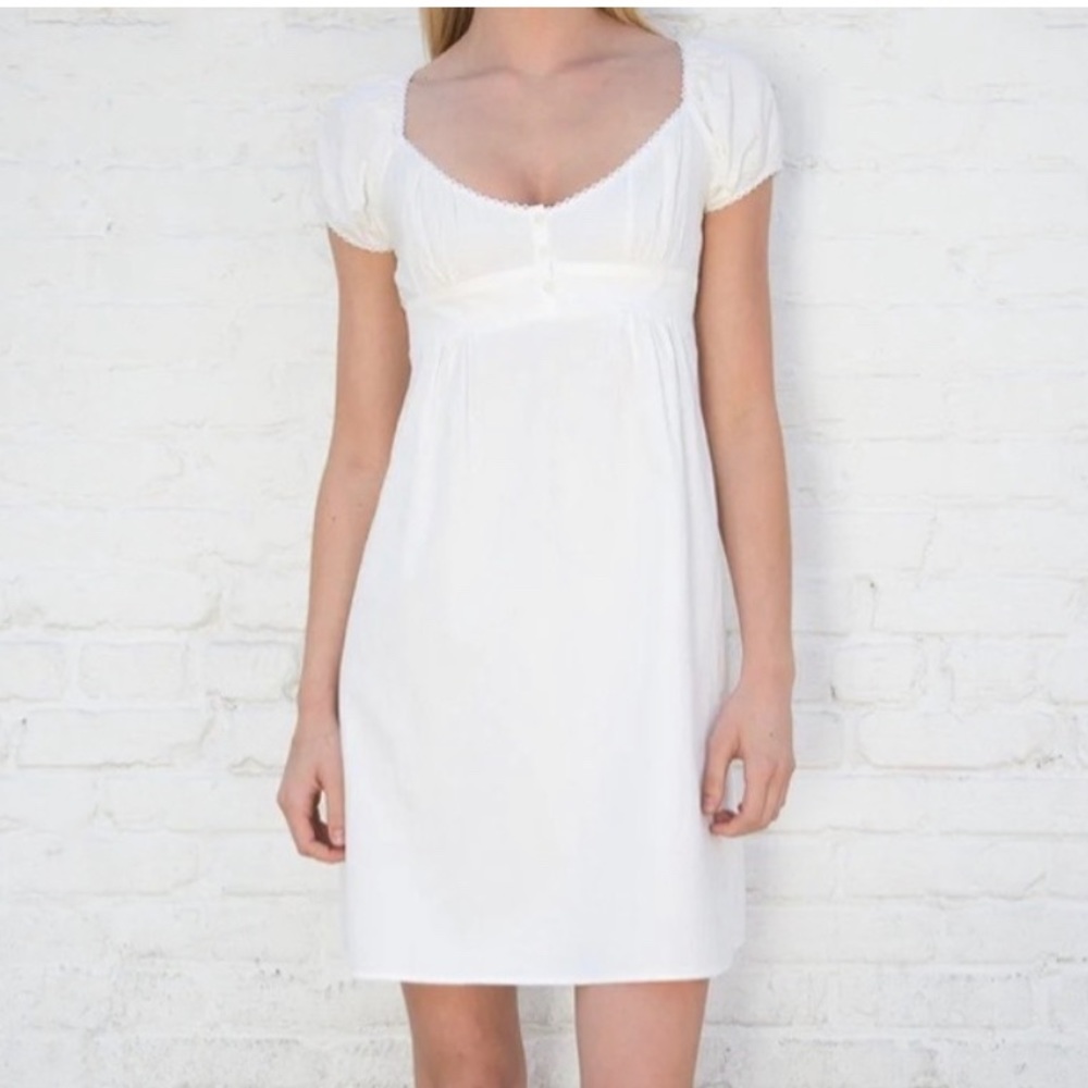Brandy Melville White Stripe Blair Dress